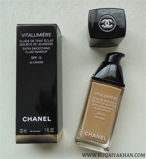 chanel vitalumiere foundation review.